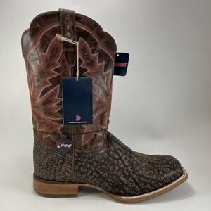 Durango Rebel Pro Western Boots Mens 13W Brown Exotic Print Leather Cowboy Wide